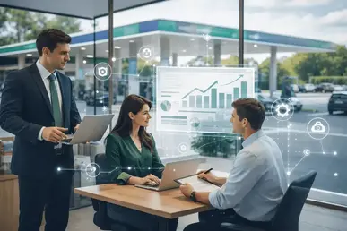 Equipe Viaflex prestando suporte a um cliente